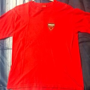 Kids 12-14 Ducati super bike world champion vintage race shirt